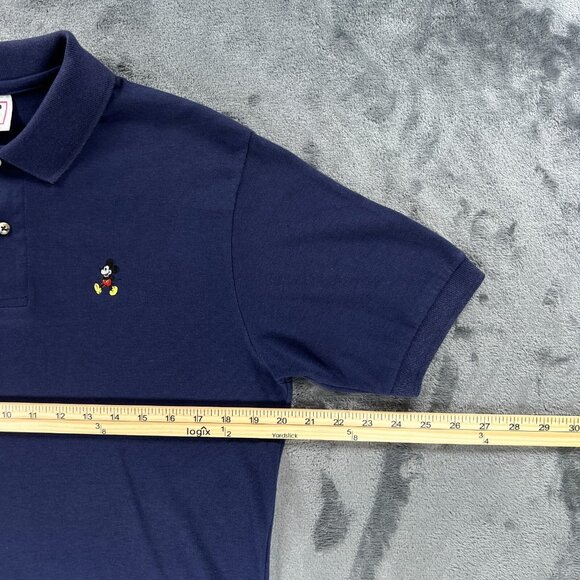Disney Wear Polo Shirt Men M Vintage 90s Single Stitch Mickey Mouse Made in USA - Picture 5 of 8